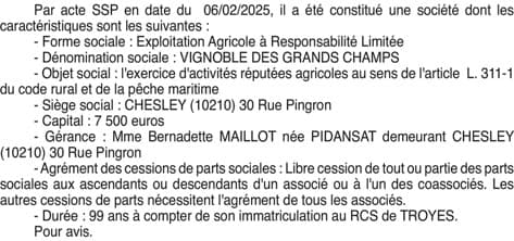 Contenu publication