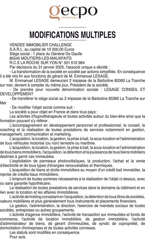 Contenu publication