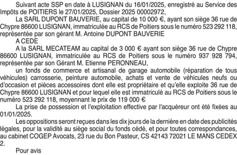Contenu publication