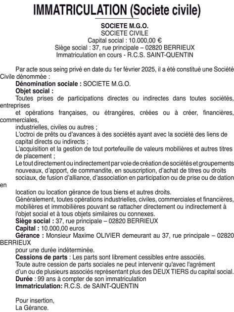 Contenu publication