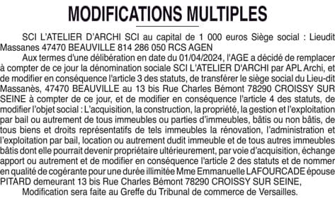 Contenu publication