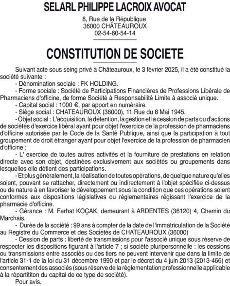 Contenu publication
