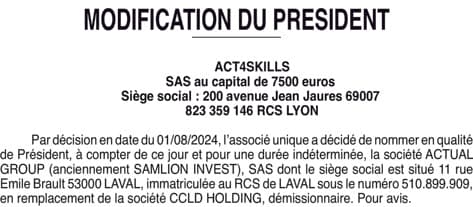 Contenu publication