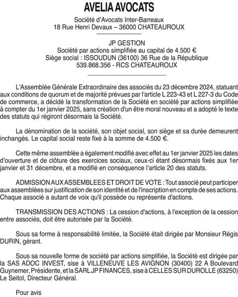 Contenu publication