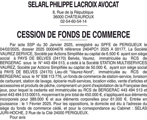 Contenu publication
