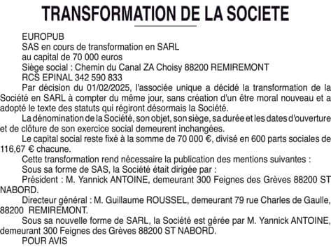 Contenu publication