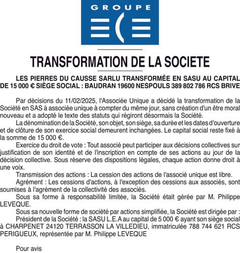 Contenu publication