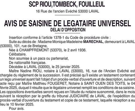 Contenu publication