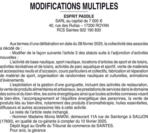 Contenu publication