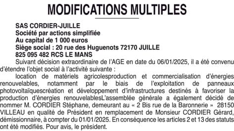 Contenu publication