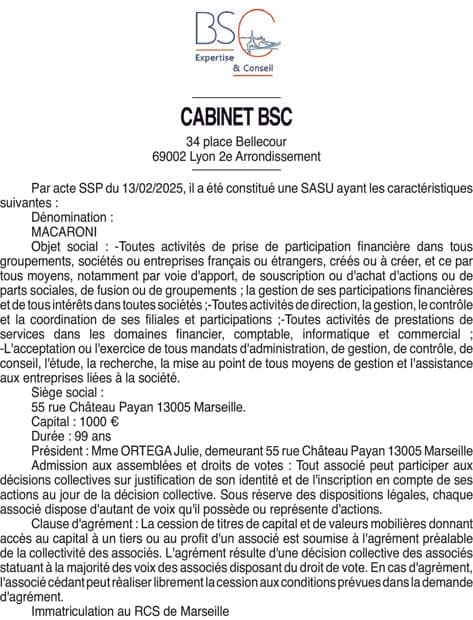 Contenu publication