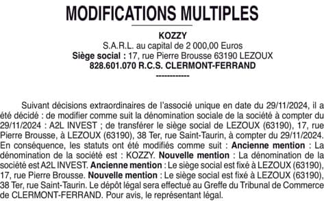 Contenu publication
