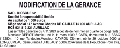 Contenu publication