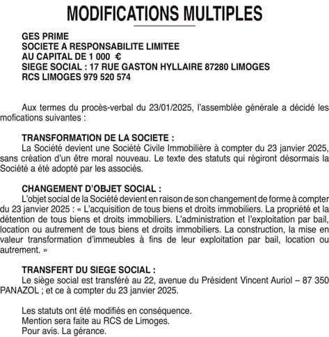 Contenu publication