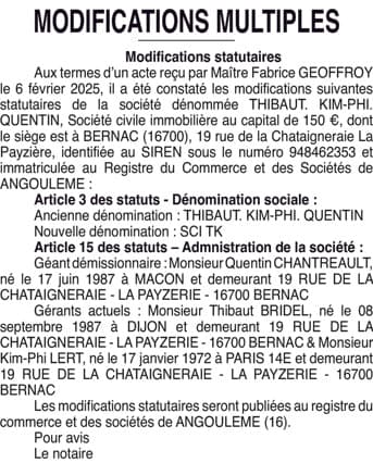 Contenu publication