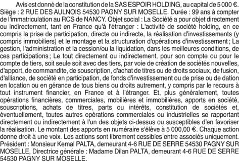 Contenu publication