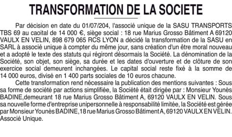 Contenu publication