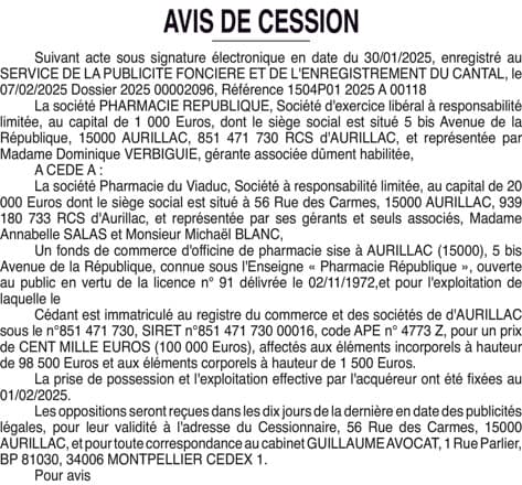Contenu publication