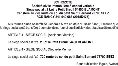 Contenu publication