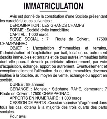 Contenu publication