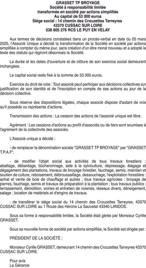 Contenu publication