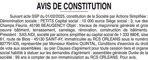 Contenu publication