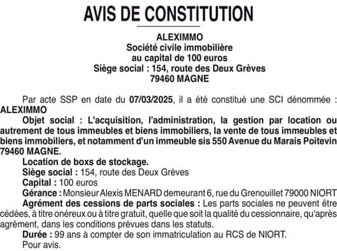 Contenu publication