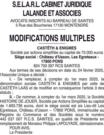 Contenu publication