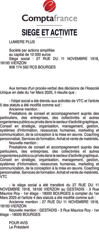 Contenu publication
