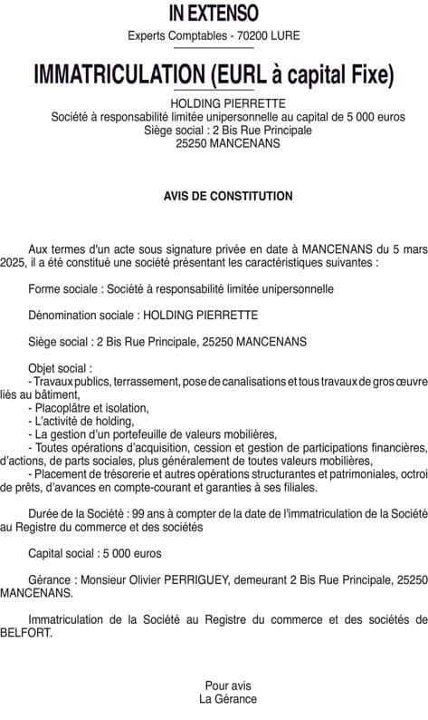 Contenu publication