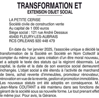 Contenu publication