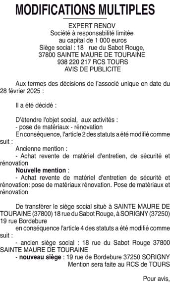 Contenu publication
