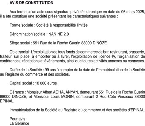 Contenu publication