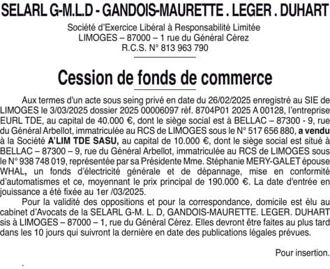 Contenu publication