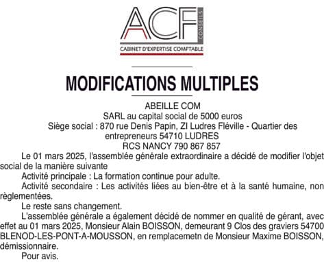 Contenu publication