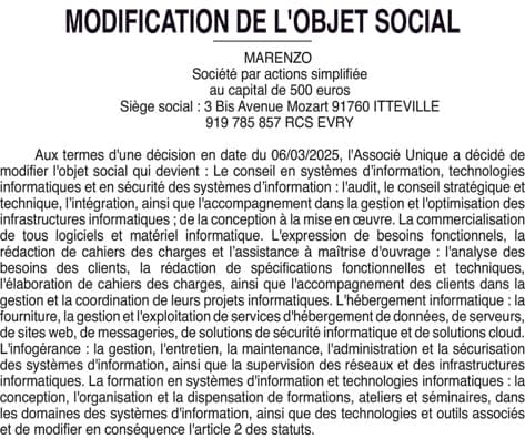 Contenu publication