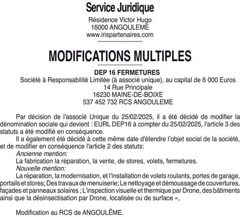 Contenu publication