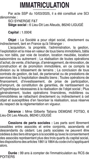 Contenu publication