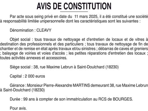 Contenu publication