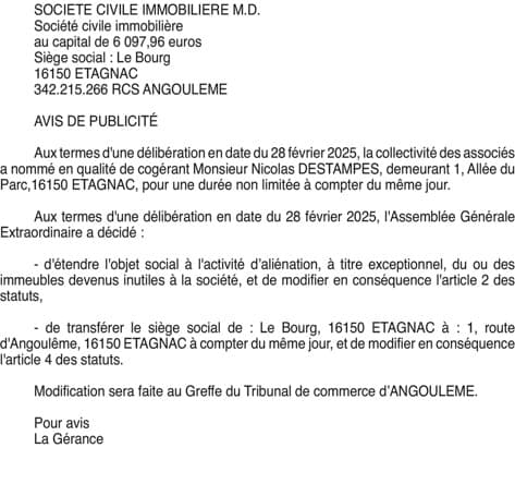 Contenu publication