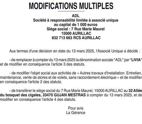 Contenu publication