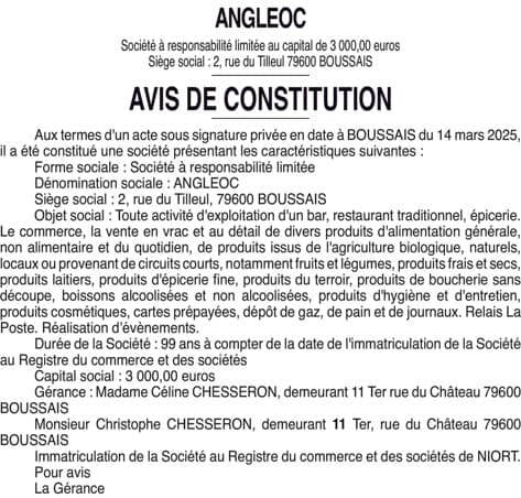 Contenu publication