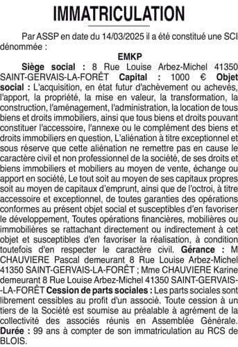 Contenu publication