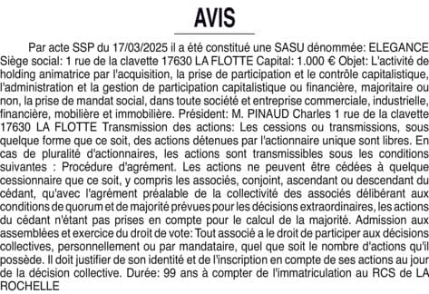 Contenu publication
