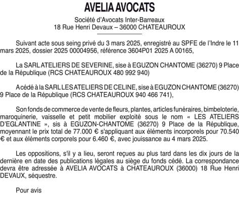 Contenu publication