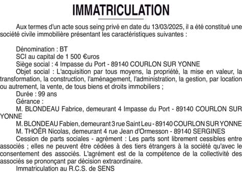 Contenu publication