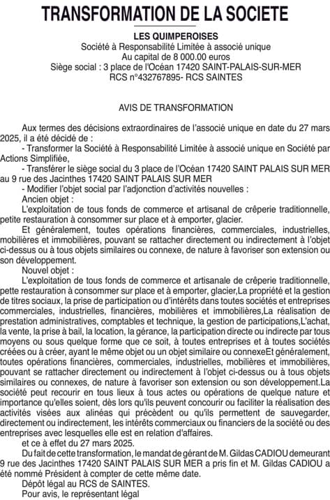 Contenu publication