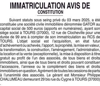 Contenu publication