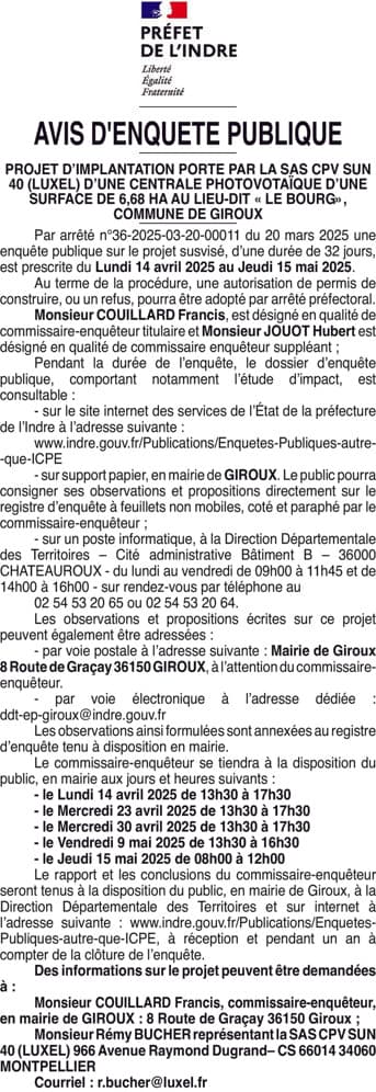 Contenu publication