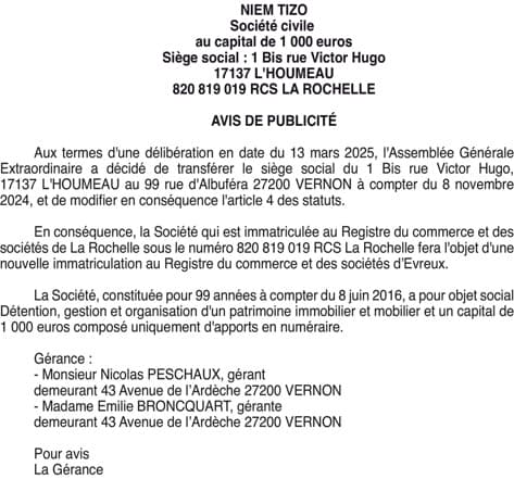 Contenu publication